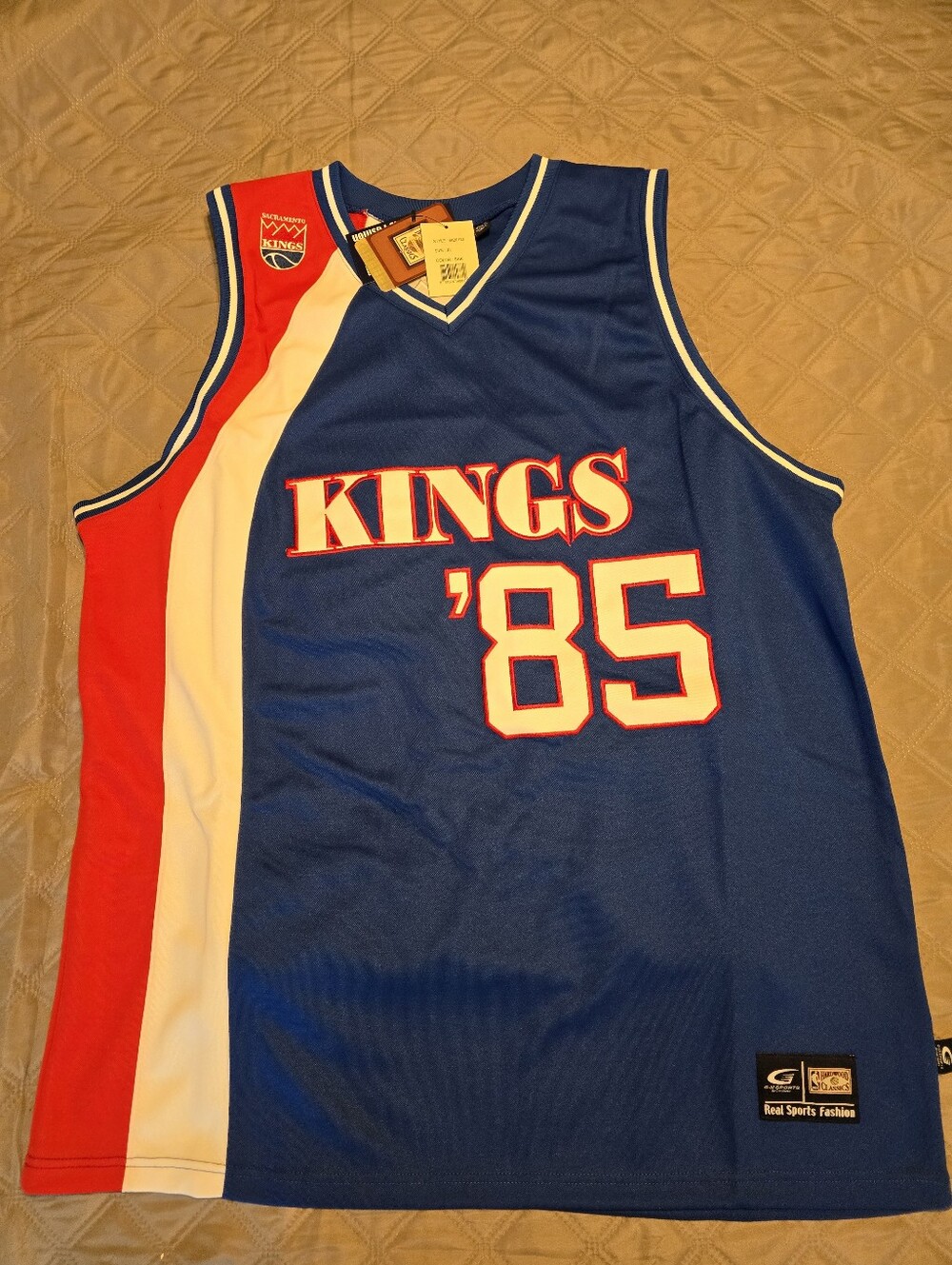 New Vintage Sacramento Kings '85 G-III Sports Sacramento Kings Hardwood Classic